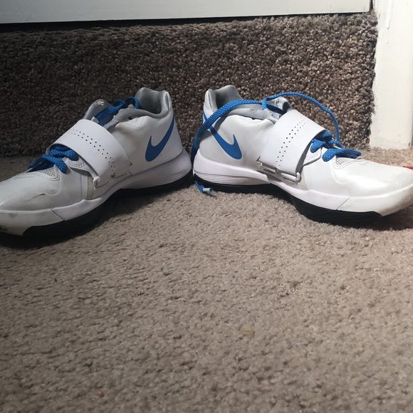 Nike KD 4 Basketball Shoes Blue White Men’s Size 7.5 Sneakers - Picture 5 of 5